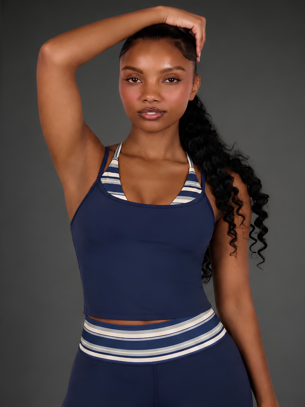 Striped Layered Tank