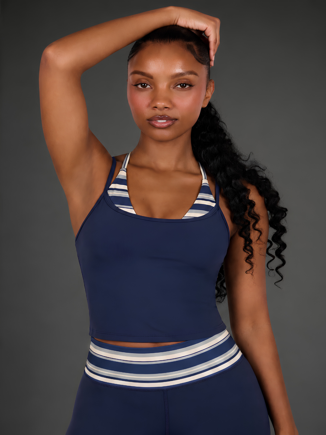 Striped Layered Tank
