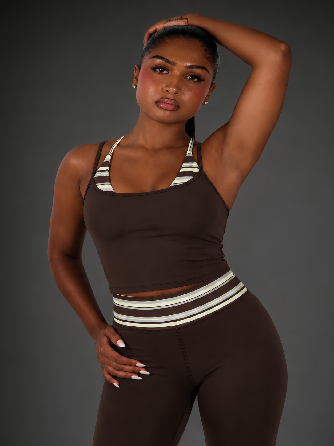 Striped Layered Tank
